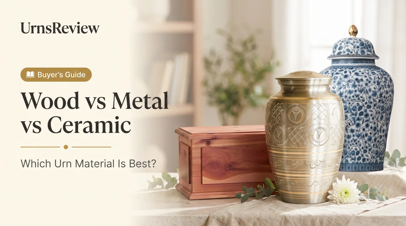 Wood vs Metal vs Ceramic Urns: Which Is Best?